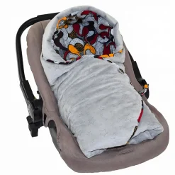 SEVIRA KIDS Couverture enveloppante réversible et multi usage WAX SEA