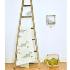 SEVIRA KIDS Couverture en coton bio GOTS Dinosaure