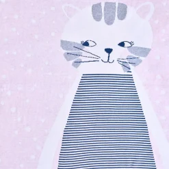 SEVIRA KIDS Couverture en coton bio Gots Chaton