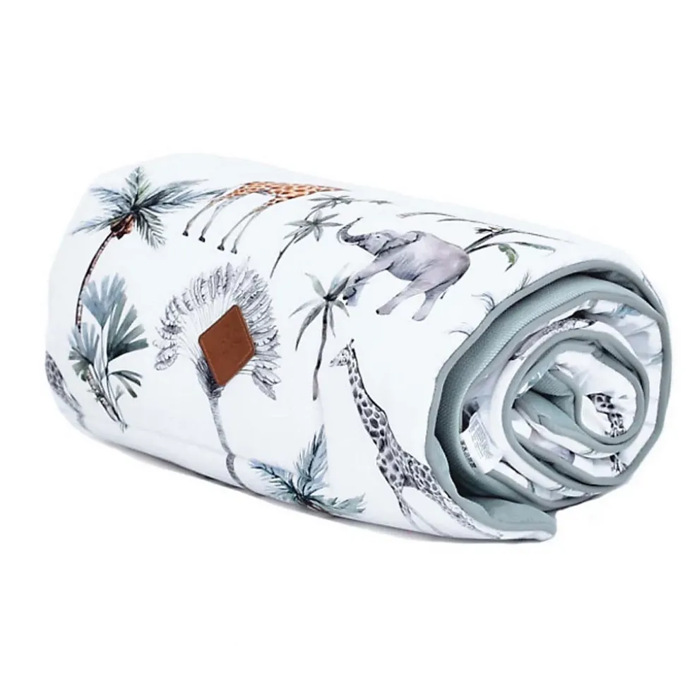 SEVIRA KIDS Couverture plaid réversible SAFARI