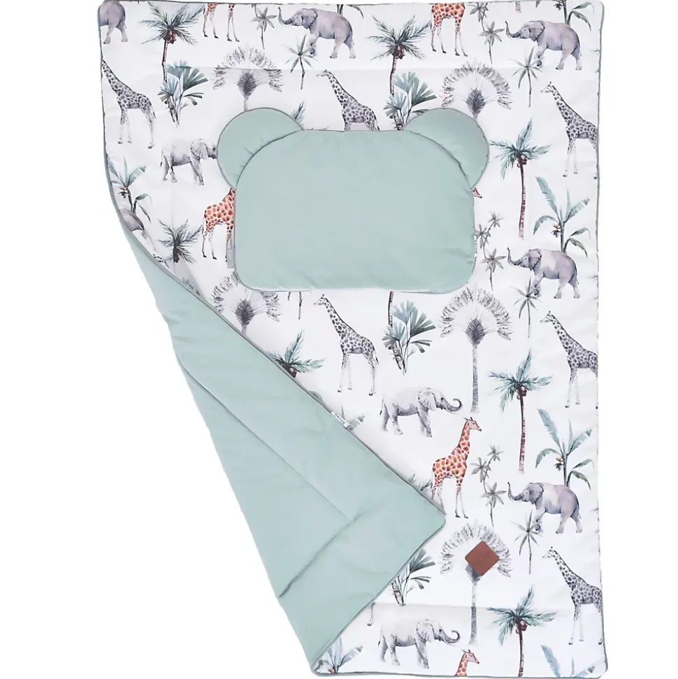 SEVIRA KIDS Couverture plaid réversible SAFARI