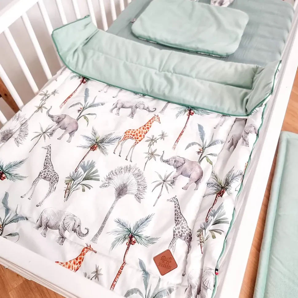 SEVIRA KIDS Couverture plaid réversible SAFARI