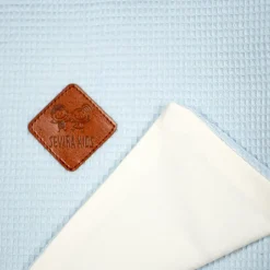 SEVIRA KIDS Couverture été en coton nid d'abeille