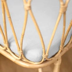 SEVIRA KIDS Lot de 3 draps housse berceau en gaze de coton Uni