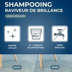 Shampoing brillant sols carrelés Starwax 5L