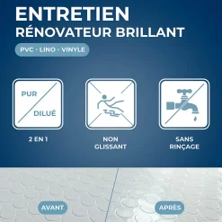 Shampoing raviveur sols plastiques Starwax 1L