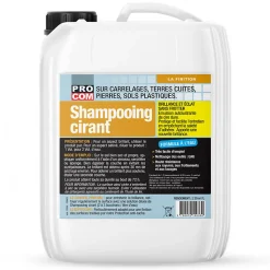 Shampooing cirant pour carrelage, pierres naturelles, terres cuites, marbres, grés PROCOM-1 litre-