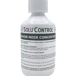 SOLU'CONTROL - Kit complet Savon Noir Naturel Concentré UAB 250 ml + Pulvérisateur de 2 L - Nettoyant Feuilles et Enlève Miellat