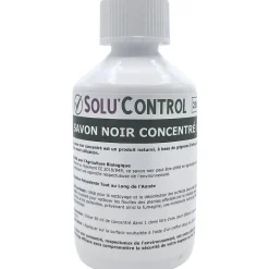 SOLU'CONTROL - Savon Noir Concentré 250ml - Enlève miellat pucerons cochenilles