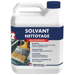 Solvant Nettoyage - 5 L - Métaltop