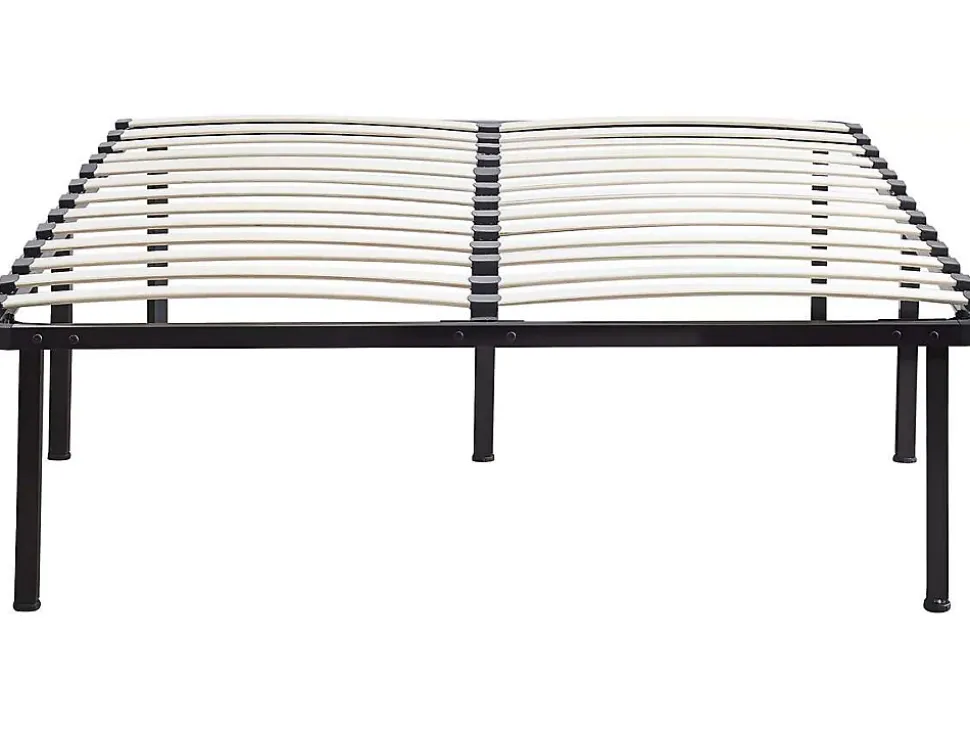 Sommier à lattes + pieds pour matelas 140 x 190 cm 26 lattes