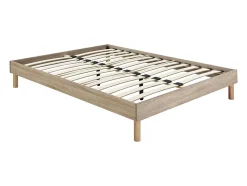 Sommier à lattes 140 x 190 cm - Naturel clair - MUCHIGAN de YSMÉE