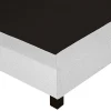 Sommier à lattes avec pieds CELY, tapissier en bois massif couleur gris- longueur 190 x largeur 90 cm