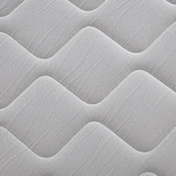 Sommier à lattes avec pieds KEY, tapissier en bois massif couleur blanc - longueur 190 x largeur 140 cm