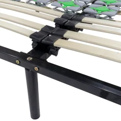 Sommier à Lattes Avec Plots De Soutien 140x200 Cm Avec Pieds