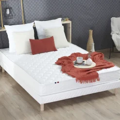 Sommier à lattes blanc 140x190