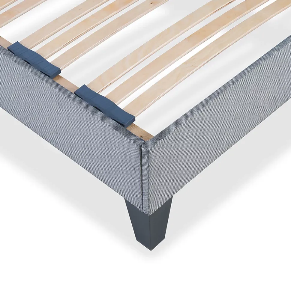 Sommier à lattes en bois Ergostar 140x200 cm Coloris Gris clair Livré en kit