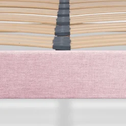 Sommier à lattes en bois Lumière 160x200 cm Coloris Rose Livré en kit