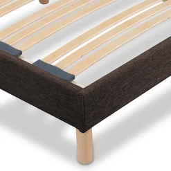 Sommier à lattes en bois Lumière 90x200 cm Coloris Marron Livré en kit
