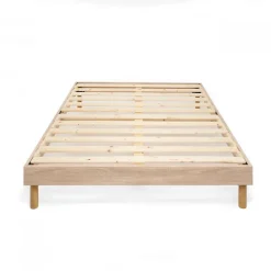 Sommier à lattes en kit 160x200 cm avec pieds