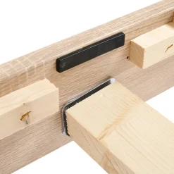 Sommier à lattes en kit 160x200 cm avec pieds