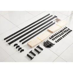 Sommier à Lattes en kit 140x190 cm sur Pieds pour lit 2 Places