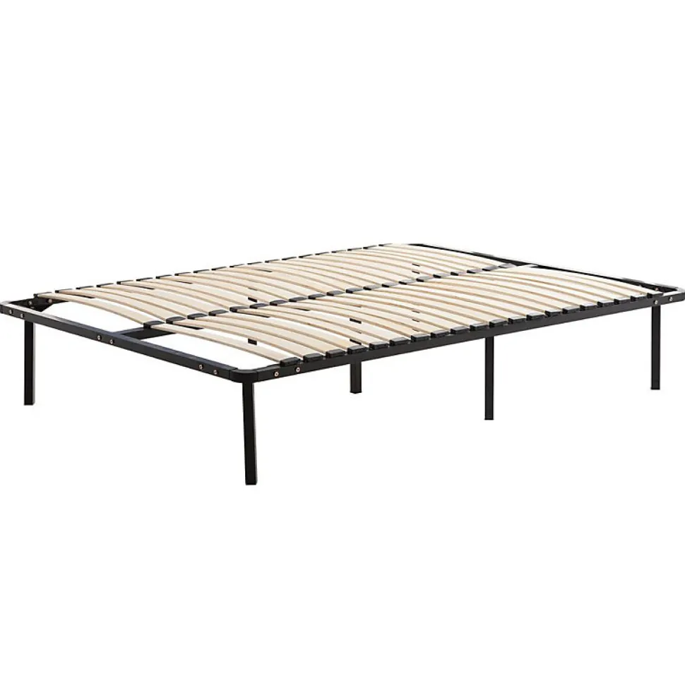 Sommier à Lattes en kit 140x190 cm sur Pieds pour lit 2 Places