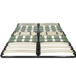 Sommier à Lattes Ergonomique Avec Plots De Soutien 160x200 Cm