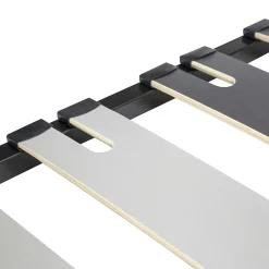 Sommier à Lattes Larges 200x200 Cm Avec Pieds