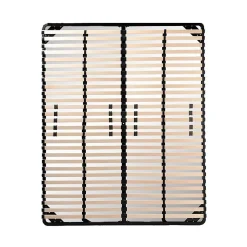 Sommier à lattes multiplis résistant fermeté réglable 180X200 cm