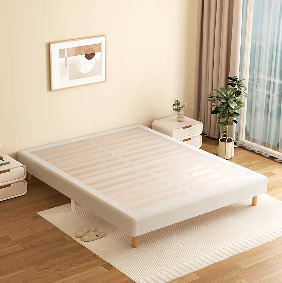 Sommier à Lattes 160x200 cm, 9 pieds, 2x14 lattes