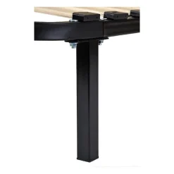 Sommier à Lattes 160x200 cm sur Pieds pour lit 2 Places 7 Pieds 40 Lattes en Bois multiplis sommier en kit à Monter (160x200)