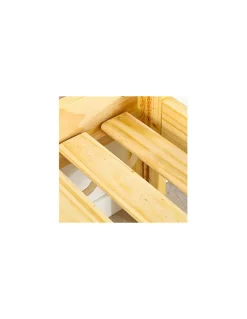 SOMMIER à LATTES 90x200 ou 90x190 SOMMIER à LATTES sur ROULEAU LATTES pour LIT