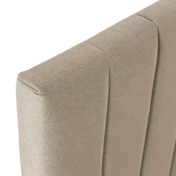 Sommier + tête de lit Eris 160x200 cm Beige