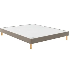 Sommier Bultex CONFORT FERME VIGOROSO DECO 80x200 Trame gris clair Lattes