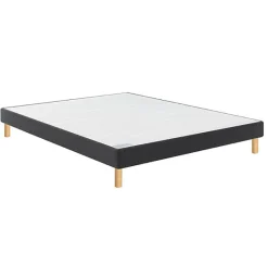 Sommier Bultex CONFORT FERME VIGOROSO DECO 160x200 Enduit Moka Lattes