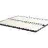 Sommier cadre à lattes 180 x 200 cm - 2x19 lattes - Sans pieds - Noir - KALISTA de YSMÉE
