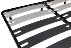 Sommier Cadre à Lattes Metal 29 cm - 120x200 - 9 Larges Lattes de 12,5 cm - Metal Épaisseur 1,2 mm - Solide et Confortable - CADRE