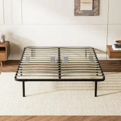 Sommier cadre à lattes 140x190 cm, 2x14 rangs