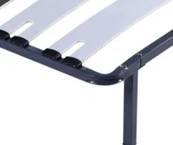 Sommier Cadre à lattes 70x190 cm - 29 cm - Compatible avec Matelas Standard - 9 Larges Lattes de 12,5 cm - Metal Epaisseur 1,2 mm