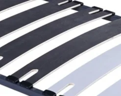 Sommier Cadre à lattes 70x190 cm - 29 cm - Compatible avec Matelas Standard - 9 Larges Lattes de 12,5 cm - Metal Epaisseur 1,2 mm