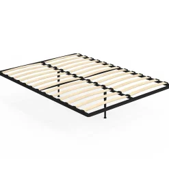 Sommier cadre métal à lattes fixe 140 x 190 cm