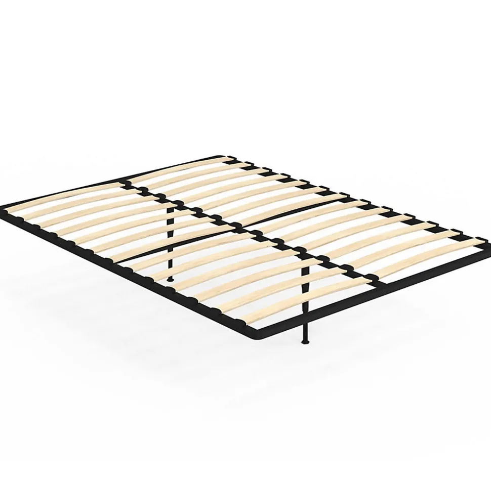 Sommier cadre métal à lattes fixe 140 x 190 cm