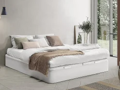 Sommier coffre 180 x 200 cm - Blanc mat - HESTIA de YSMÉE