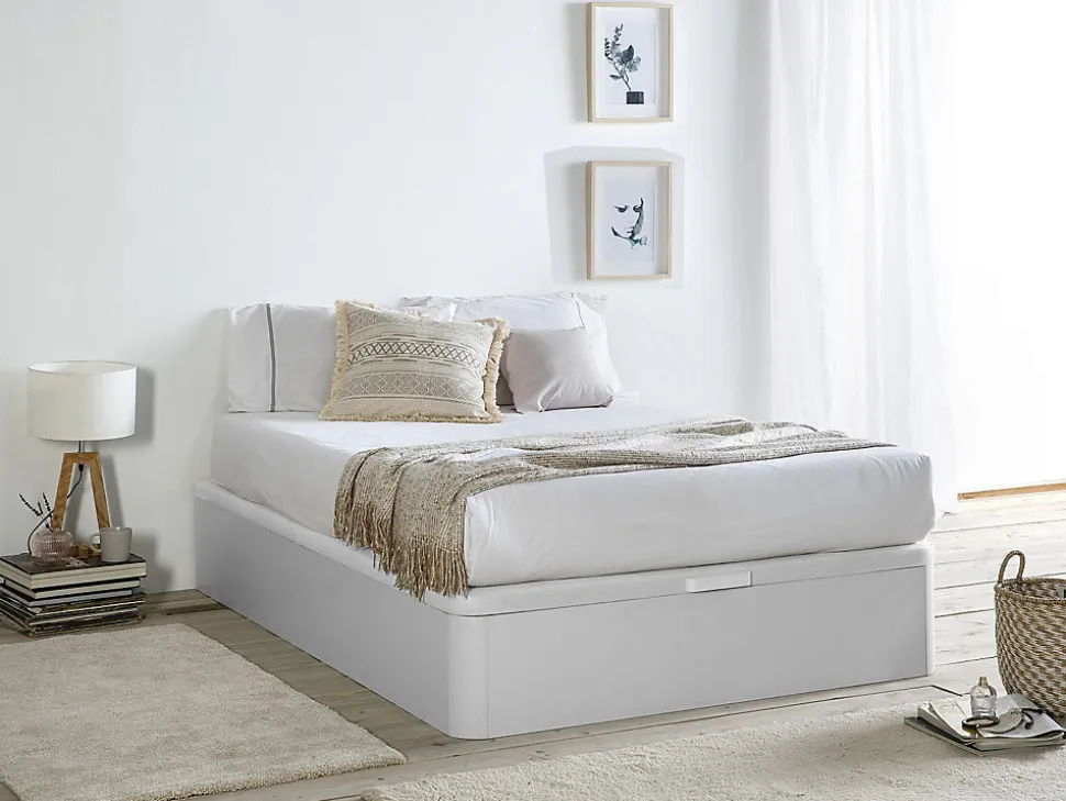 Sommier coffre 160 x 200 cm - Blanc mat - HESTIA de YSMÉE