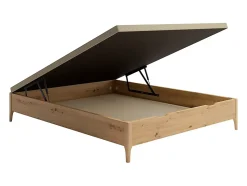 Sommier coffre 140 x 190 cm - Naturel clair - VEONA de YSMÉE