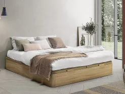 Sommier coffre 180 x 200 cm - Naturel clair - HESTIA de YSMÉE