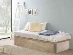 Sommier coffre 90 x 190 cm - Naturel clair - HESTIA de YSMÉE
