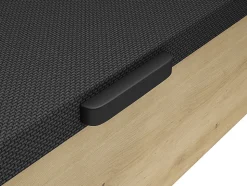 Sommier coffre 120 x 200 cm - Naturel clair et noir - NAMOSI de YSMÉE