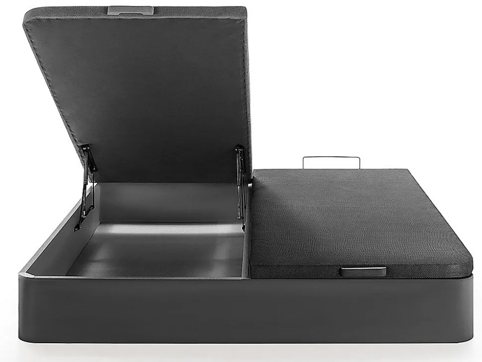 Sommier coffre 180 x 200 cm - Noir mat - HESTIA de YSMÉE